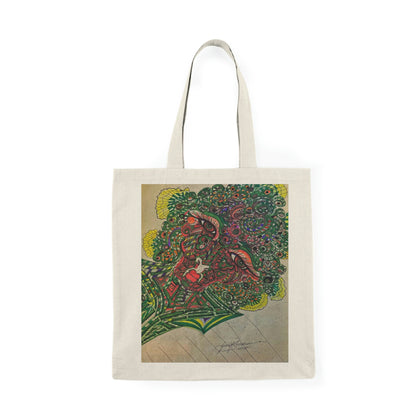 Abstract, Surreal, Woman, Natural Tote Bag, Aesthetic Canvas Bag Shopping Bag, Birthday Gift Bag, Bridal Gift Tote Bag, Library Bag.
