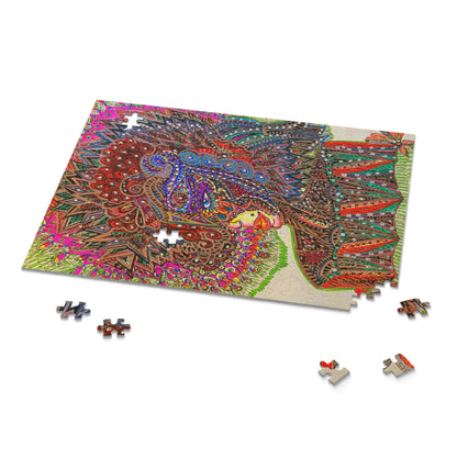 Spiritual Floral Queen Puzzle (120, 252, 500-Piece)JigSaw Puzzle, Birthday Gift, Gifts For Bridesmaids
