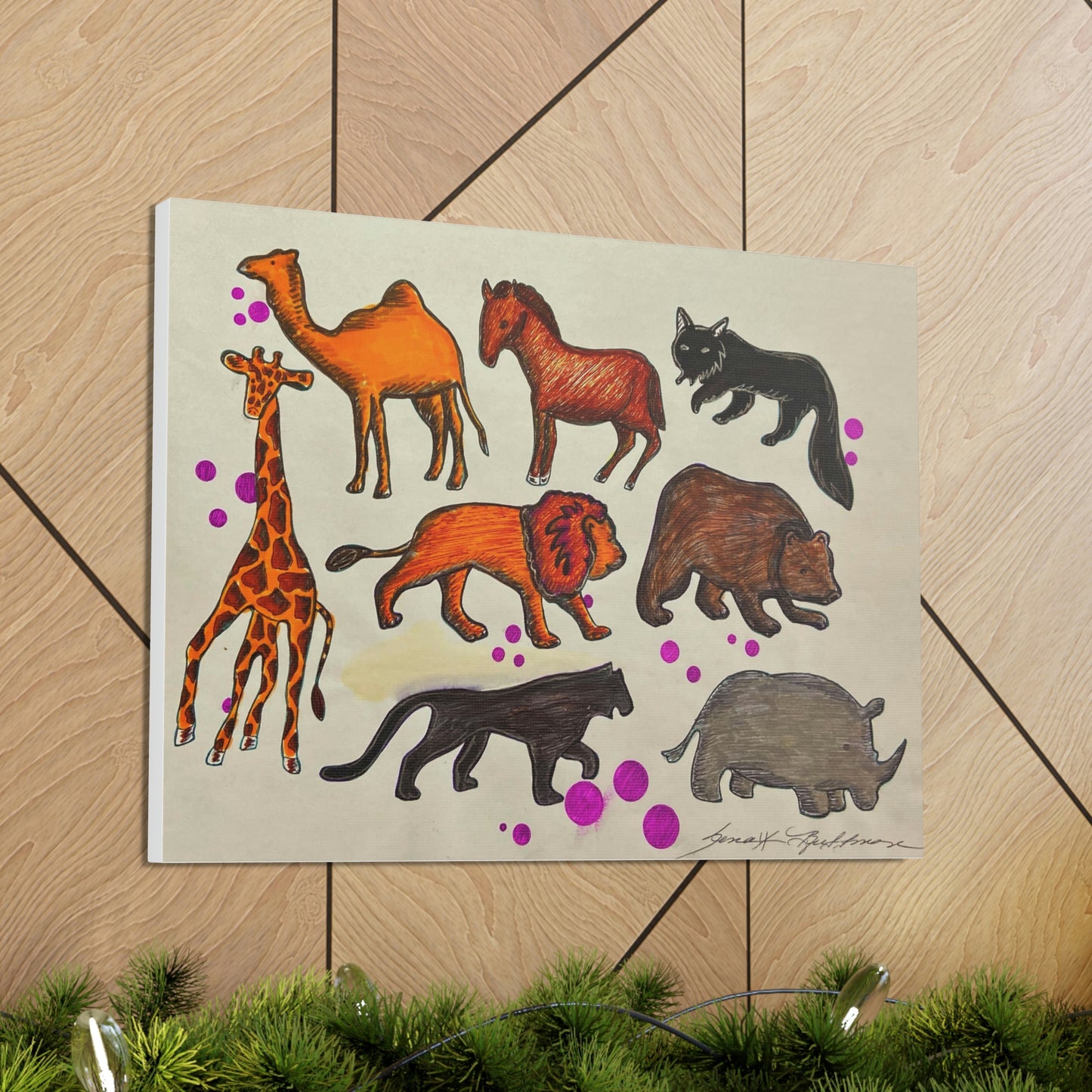 African Animals, Fashion, Abstract, Surreal, Friendship, Inspiration Wall Art