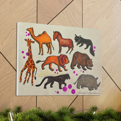 African Animals, Fashion, Abstract, Surreal, Friendship, Inspiration Wall Art