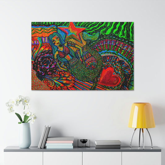 Show Queen Mermaid, Fashion, Abstract, Friendship, Inspiration Wall Art