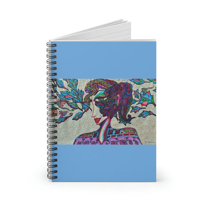 Abstract, Surreal Angel Spirit Spiral Notebook - Ruled Line
