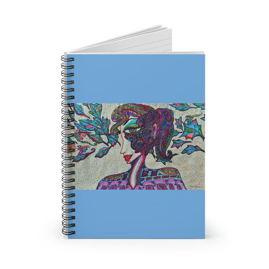 Abstract, Surreal Angel Spirit Spiral Notebook - Ruled Line