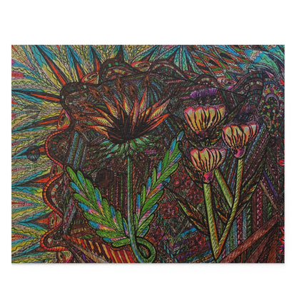 Floral Puzzle (120, 252, 500-Piece)JigSaw Puzzle, Birthday Gift, Gifts For Bridesmaids