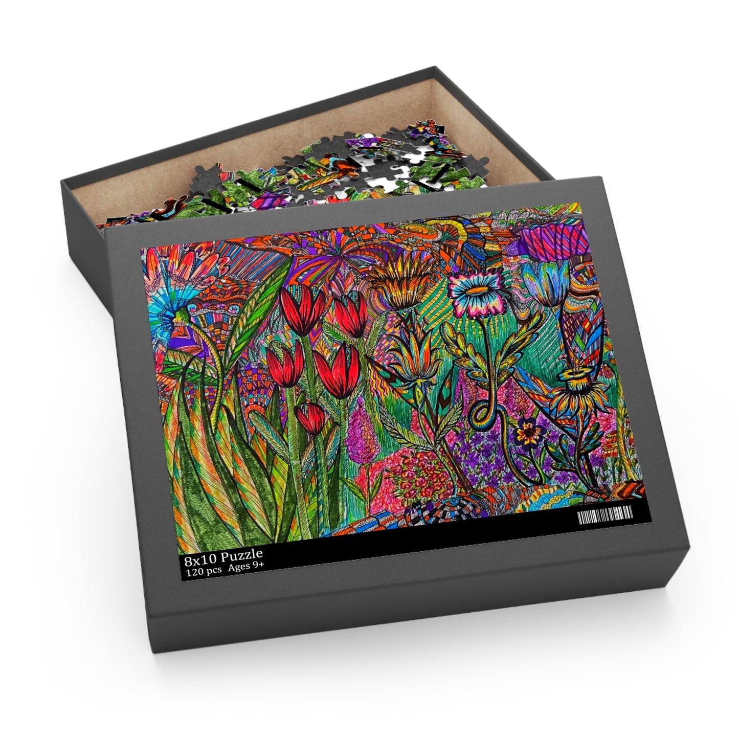 Floral Puzzle (120, 252, 500-Piece)Abstract Surreal JigSaw Puzzle, Birthday Gift, Gifts For Bridesmaids