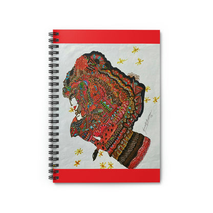 Spiritual, Abstract Angel Spiral Notebook - Ruled Line