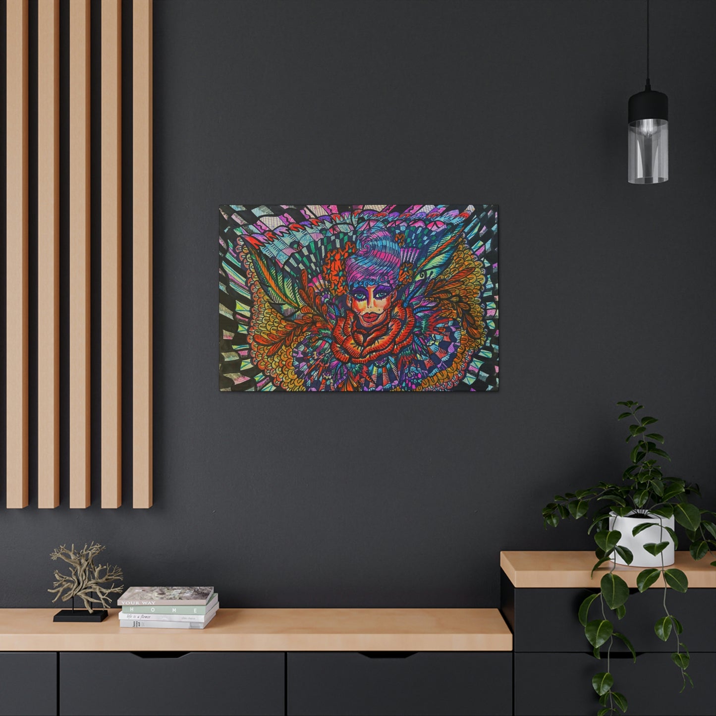 Floral Fairy, Fashion, Abstract, Surreal, Friendship, Inspiration Wall Art
