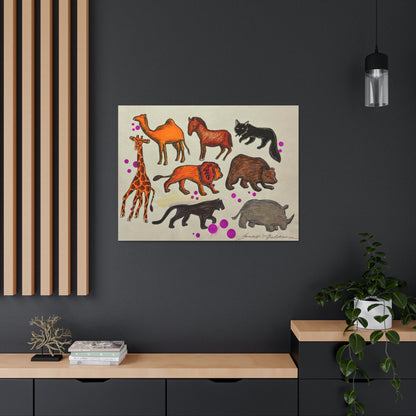 African Animals, Fashion, Abstract, Surreal, Friendship, Inspiration Wall Art