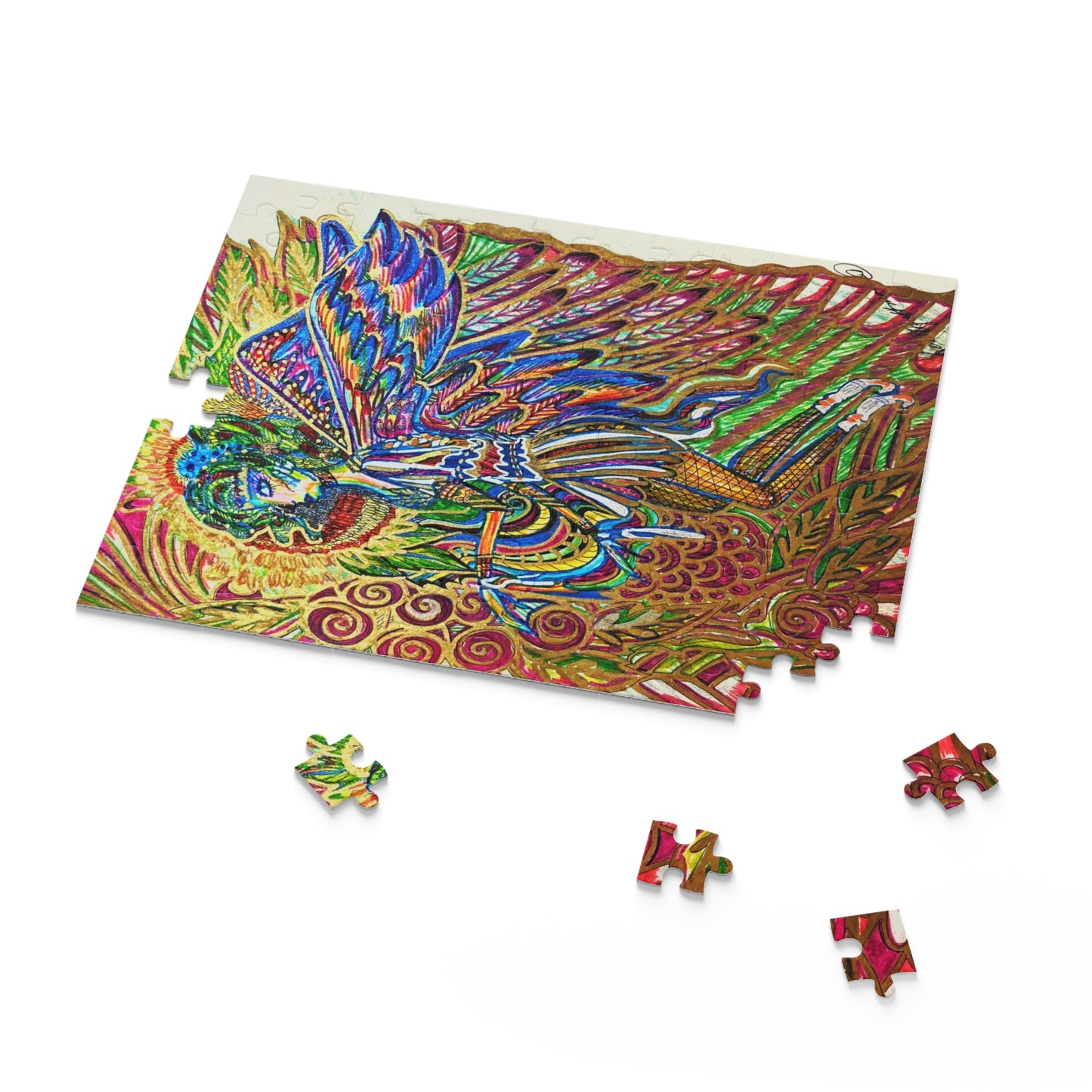 Fairy Puzzle (120, 252, 500-Piece) Abstract Surreal JigSaw Puzzle, Birthday Gift, Gifts For Bridesmaids