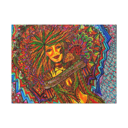 Abstract, Surreal, Funky Woman, Friendship, Inspiration Wall Art