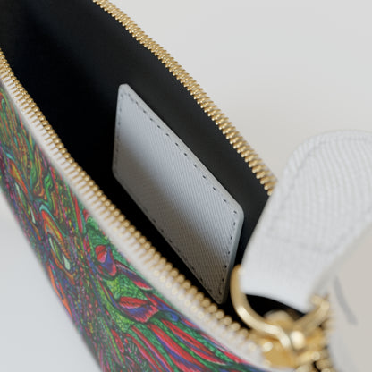 Abstract Surreal Hidden Fairy Mini Clutch Bag, Bridal Clutch Purse, Designer Party Clutch, Modern Evening Clutch, Wristlet Wallet for women, Evening Clutch Purse, gifts for her, gifts for bridesmaids, Bag, Bagging