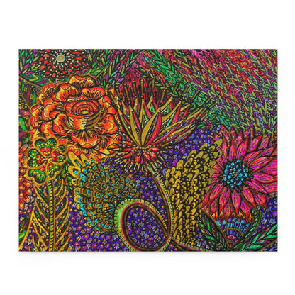 Floral Puzzle (120, 252, 500-Piece)Abstract Surreal JigSaw Puzzle, Birthday Gift, Gifts For Bridesmaids