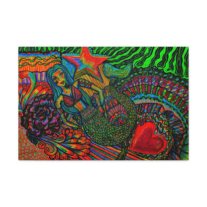 Show Queen Mermaid, Fashion, Abstract, Friendship, Inspiration Wall Art