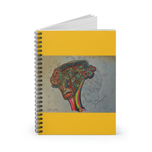 Abstract, Surreal, Alien Spiral Notebook - Ruled Line